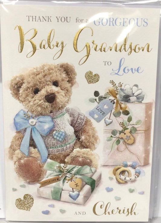 Thank you for a gorgeous baby grandson - Jonny Javelin
