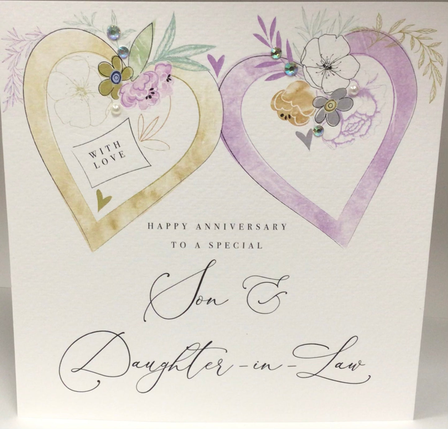 Son & Daughter In Law Wedding Anniversary Card Katie Phythian