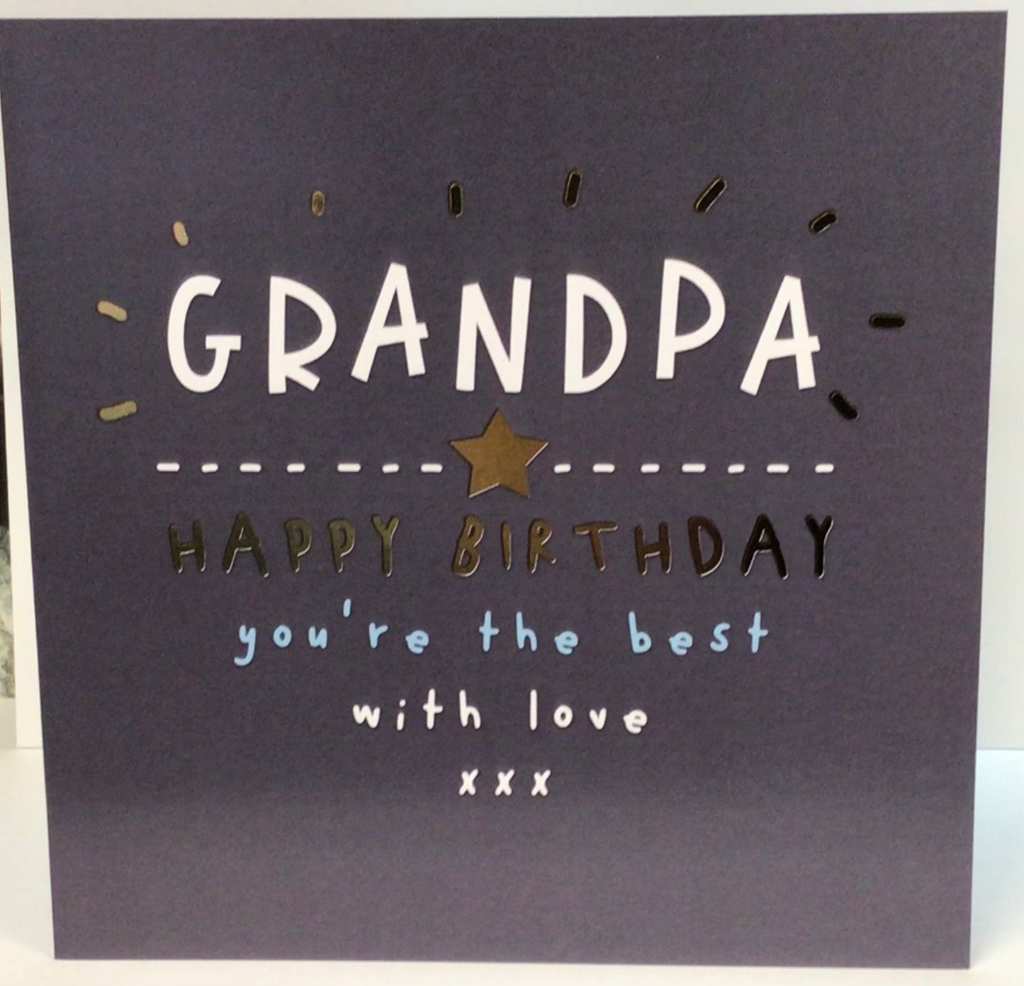 Grandpa Birthday Card - H&G