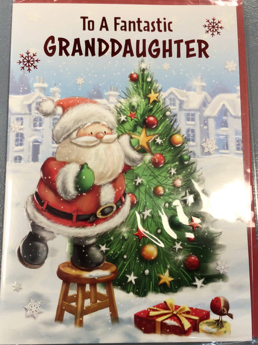 Granddaughter Christmas Card - BGC