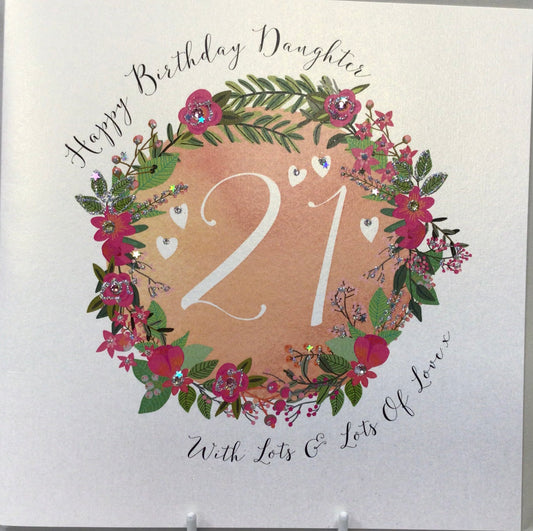 21st Daughter Birthday Card