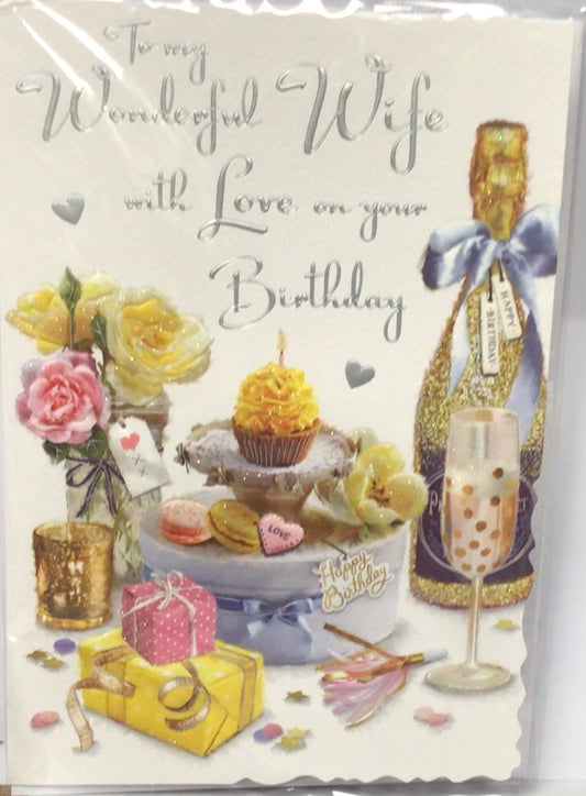 Wife birthday card - Jonny Javelin