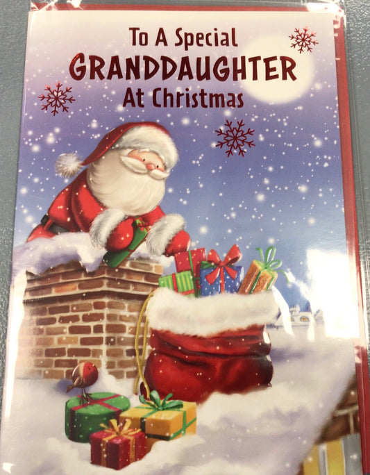Granddaughter Christmas Card - BGC