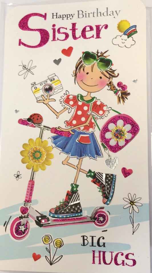 Sister birthday card - JJ