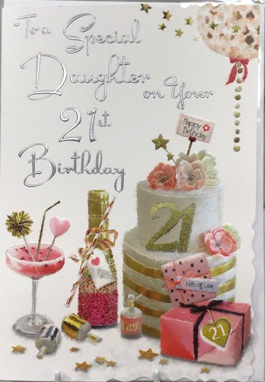 21st Daughter Birthday Card