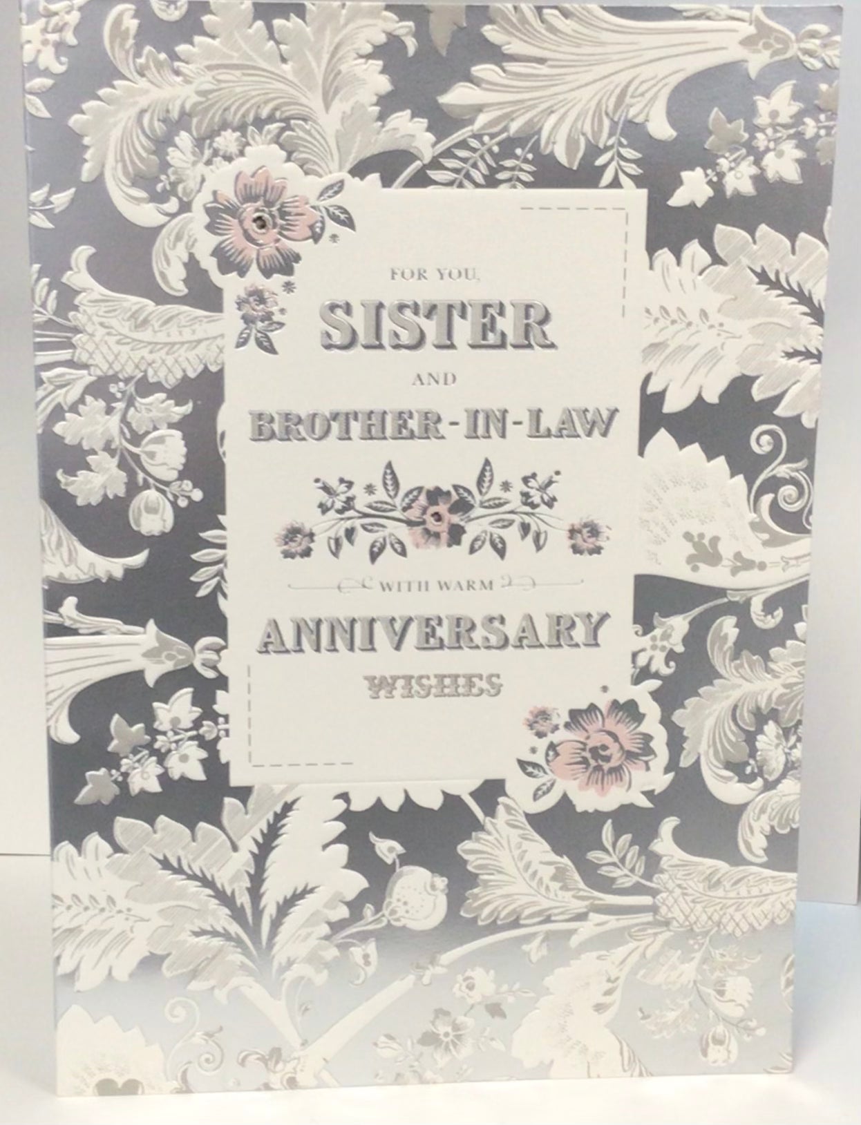 Sister&BIL anniversary card hallmark