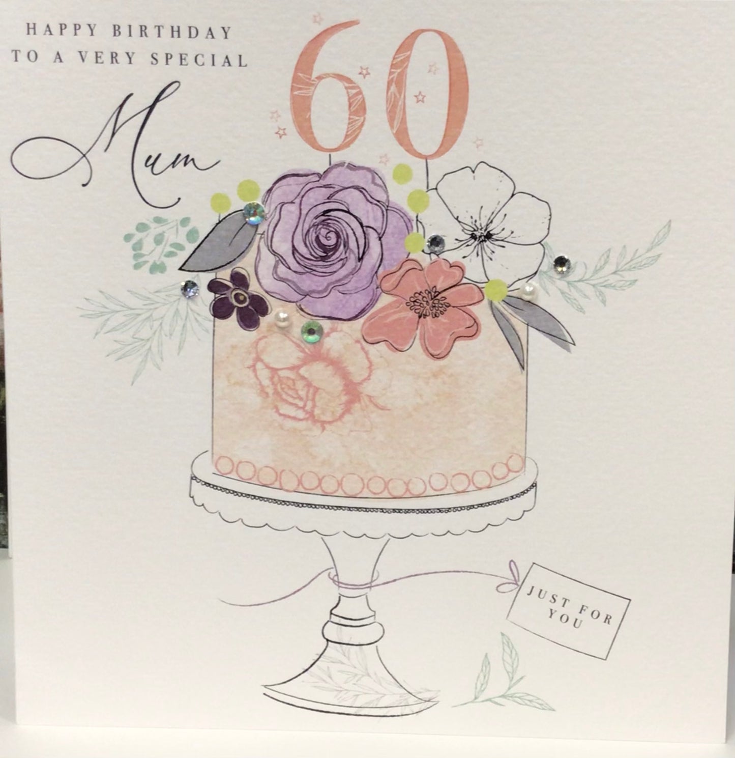 Mum 60 Birthday Card - Katie Phythian
