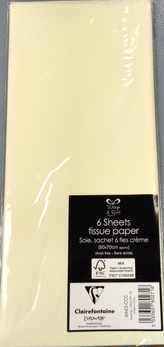 Tissue Paper - Cream
