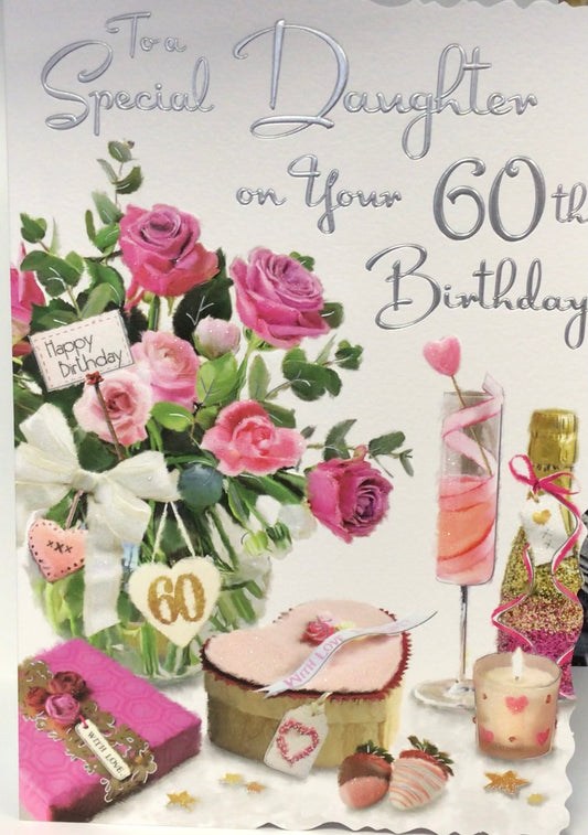 Daughter 60 Birthday Card - Javelin