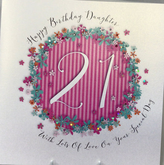21st Daughter Birthday Card