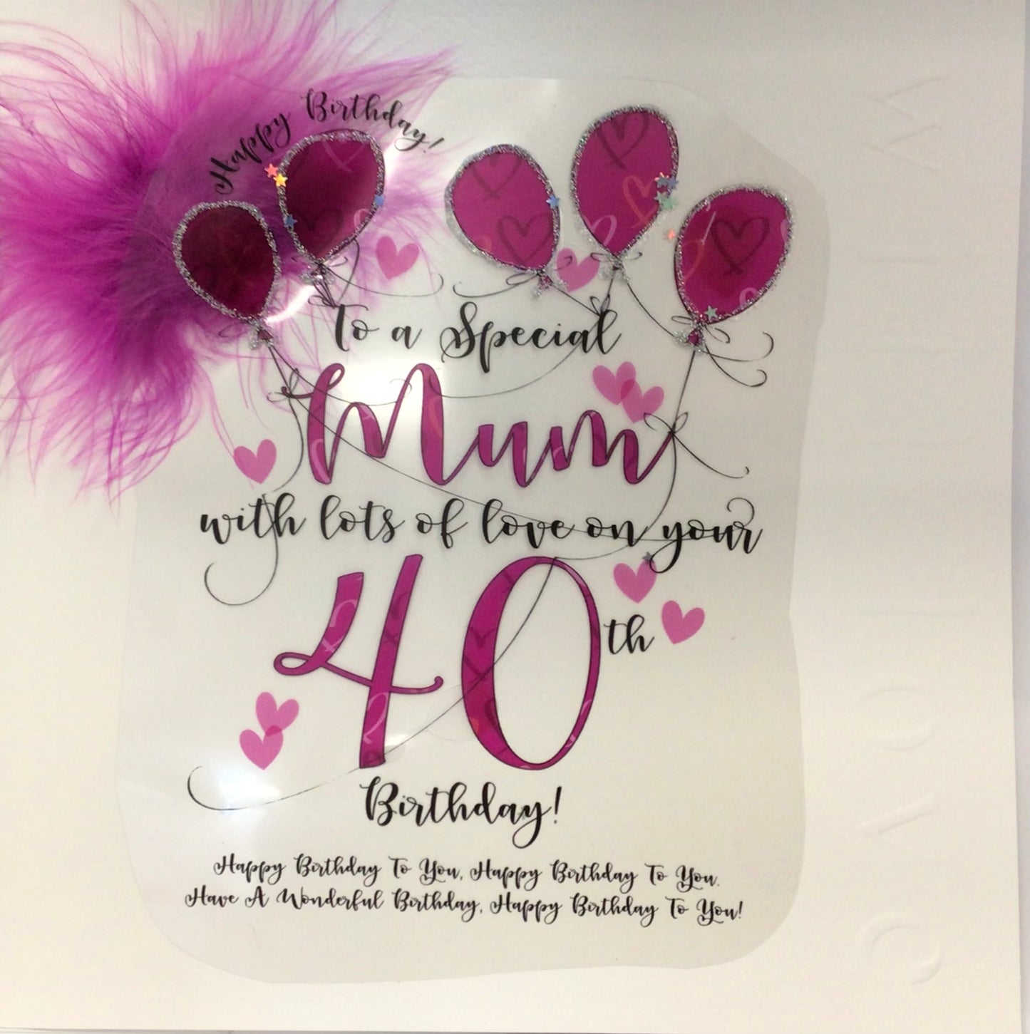 Mum 40th birthday WJB