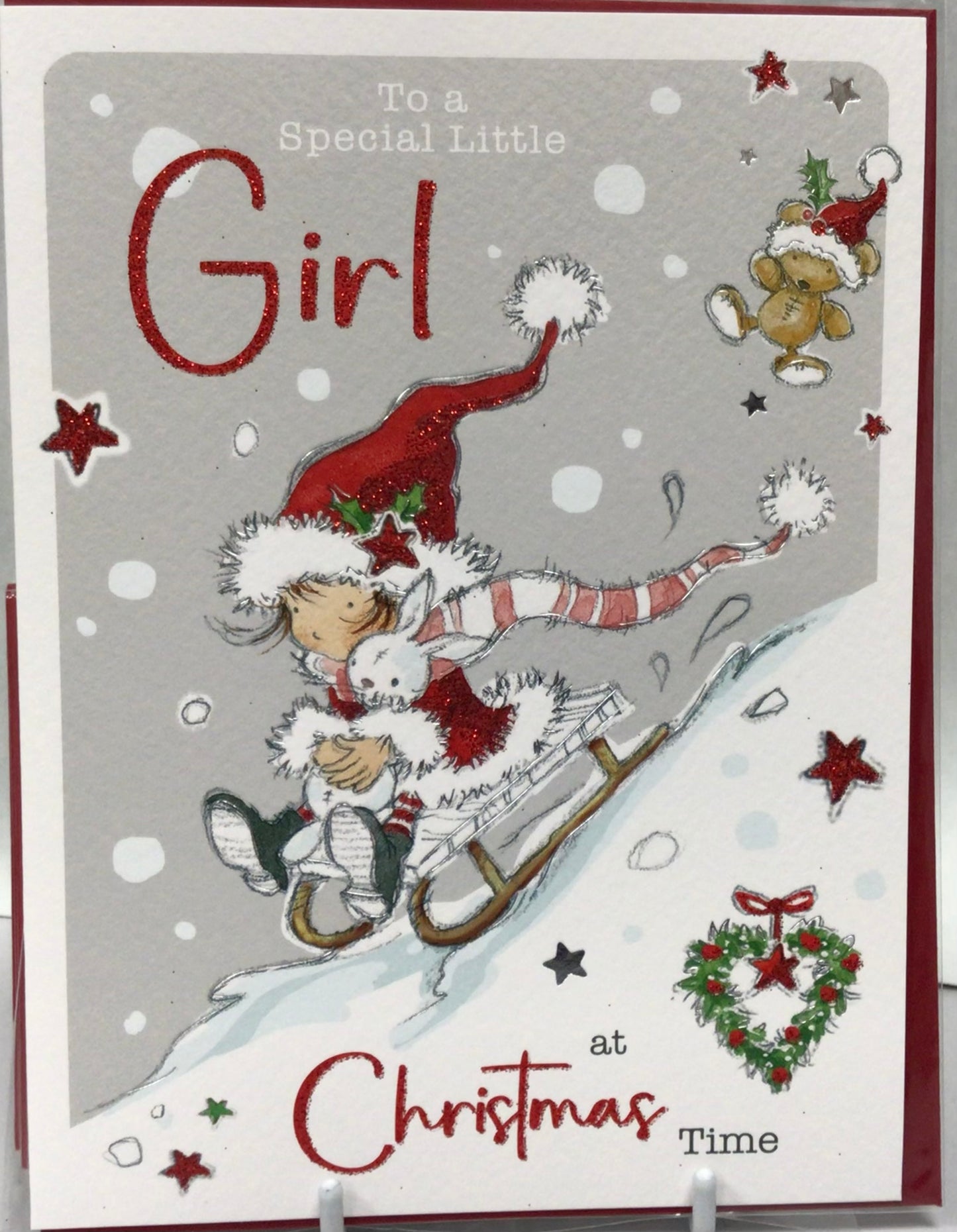 General Girl Christmas Card - Jonny Javelin