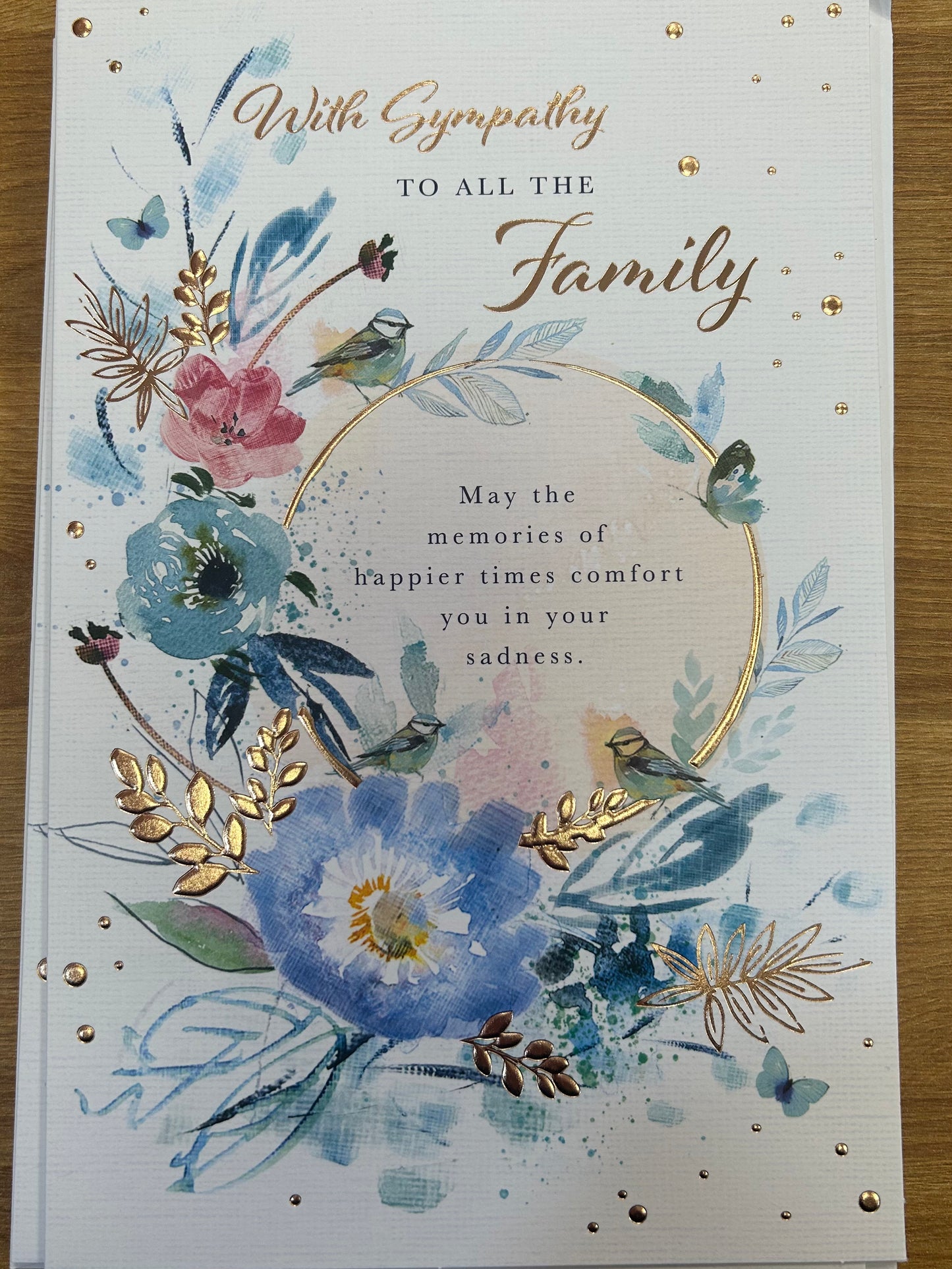 Sympathy Card All The Family - Words 'n' Wishes