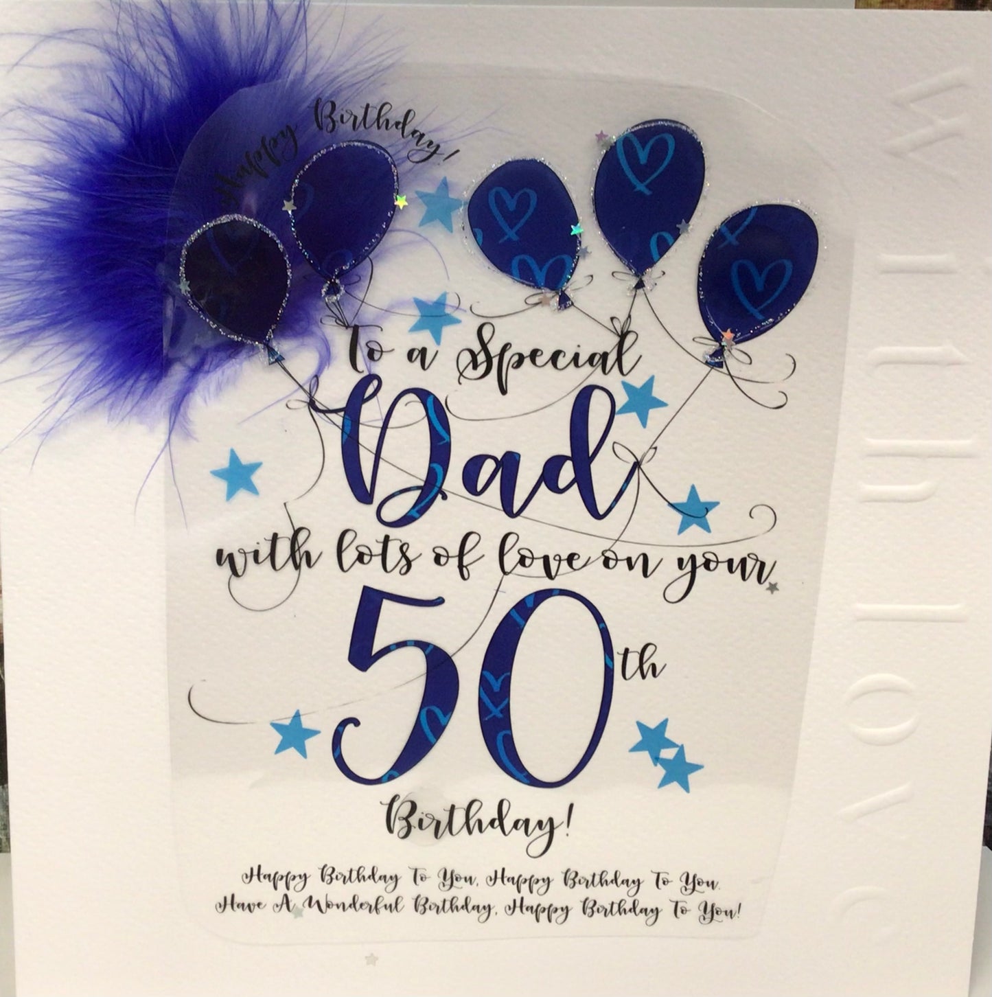 Dad 50th birthday card - WJB