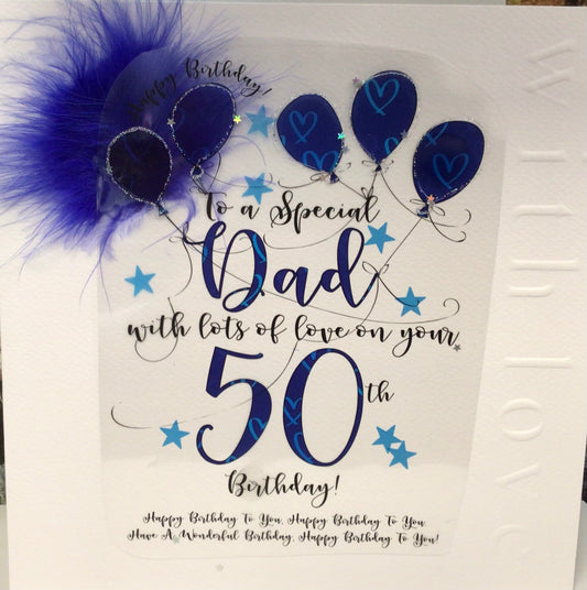 Dad 50th birthday card - WJB