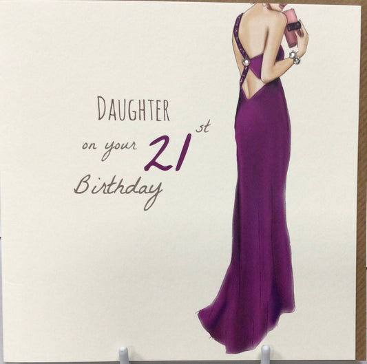21st Daughter Birthday Card