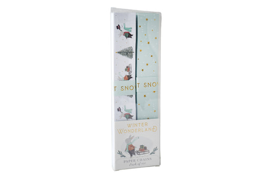 Little Bear Winter Wonderland Christmas Paper Chains