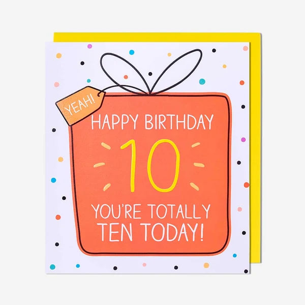 10th Birthday Card