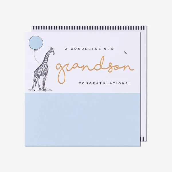 New Baby Grandson Card