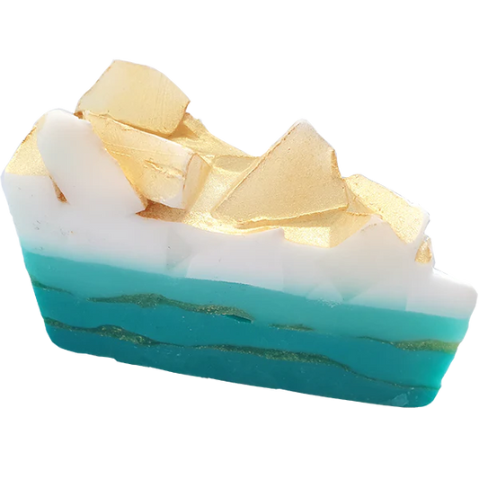 Golden Surf Soap Slice – Oceanic Scent with Sweet Orange & Ylang Ylang