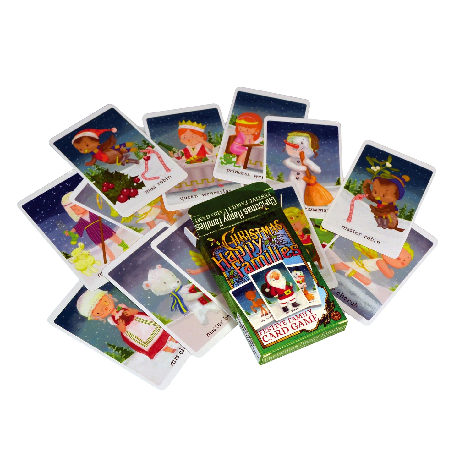 Christmas Happy Families Card Game