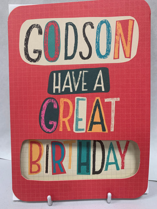 Godson Birthday Card - Hallmark