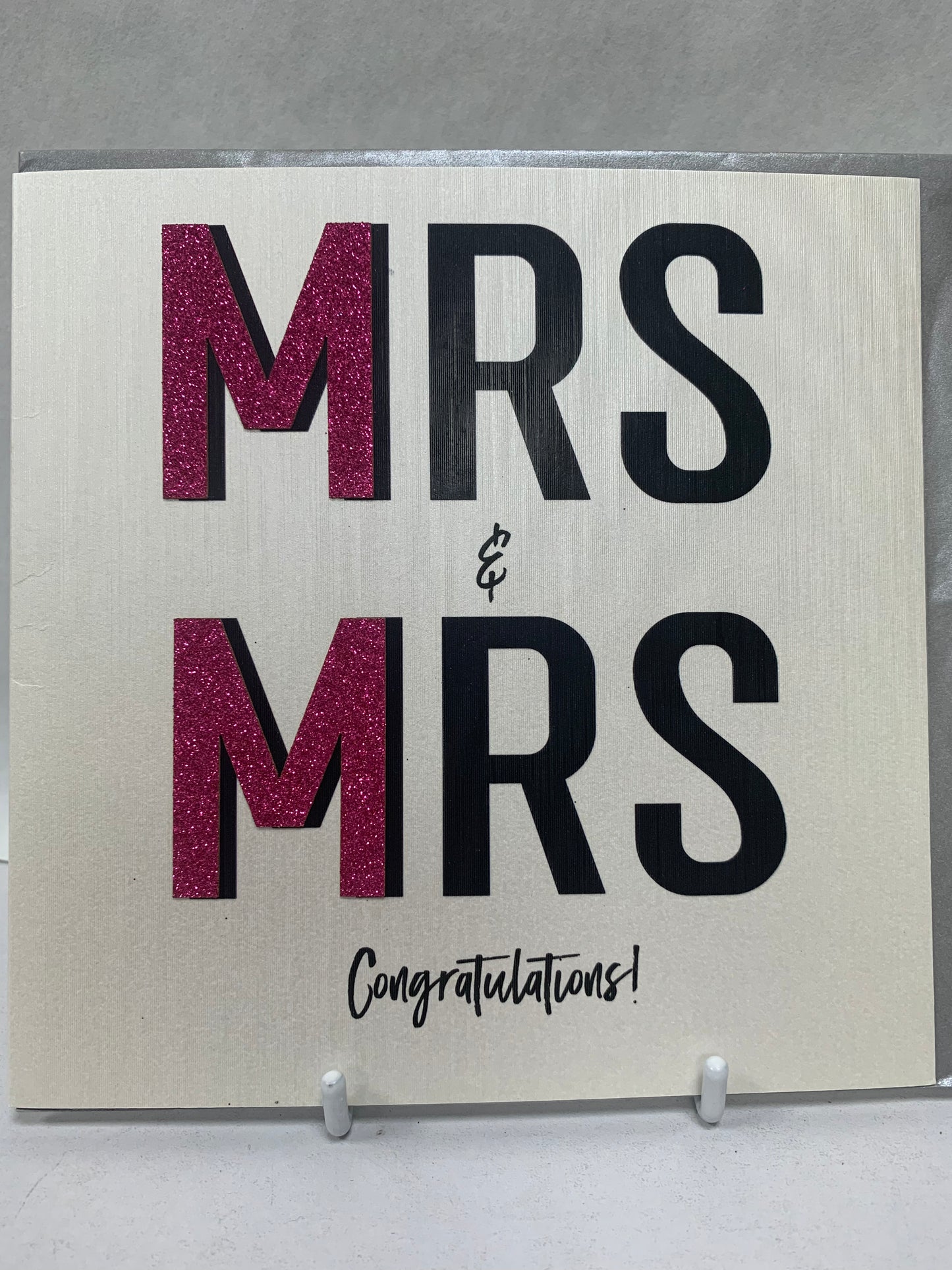 Mrs & Mrs Wedding Day Card - THCCC - Glitz