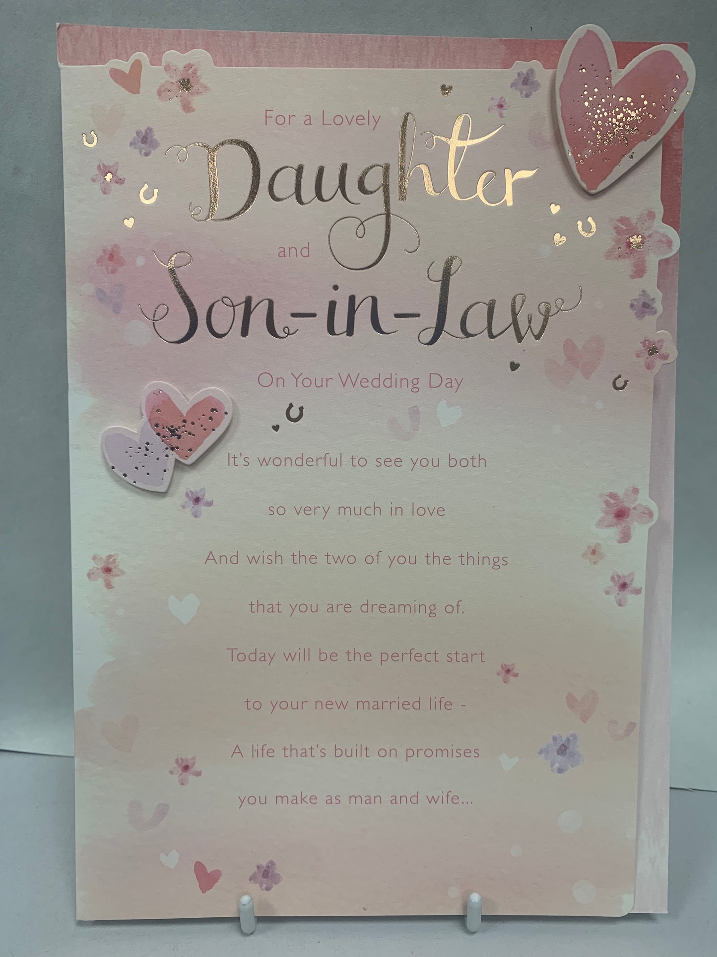 Daughter & Son in Law Wedding Day - Hallmark