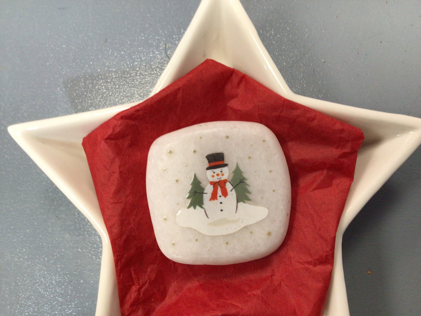 Winter Robin Christmas Pebbles