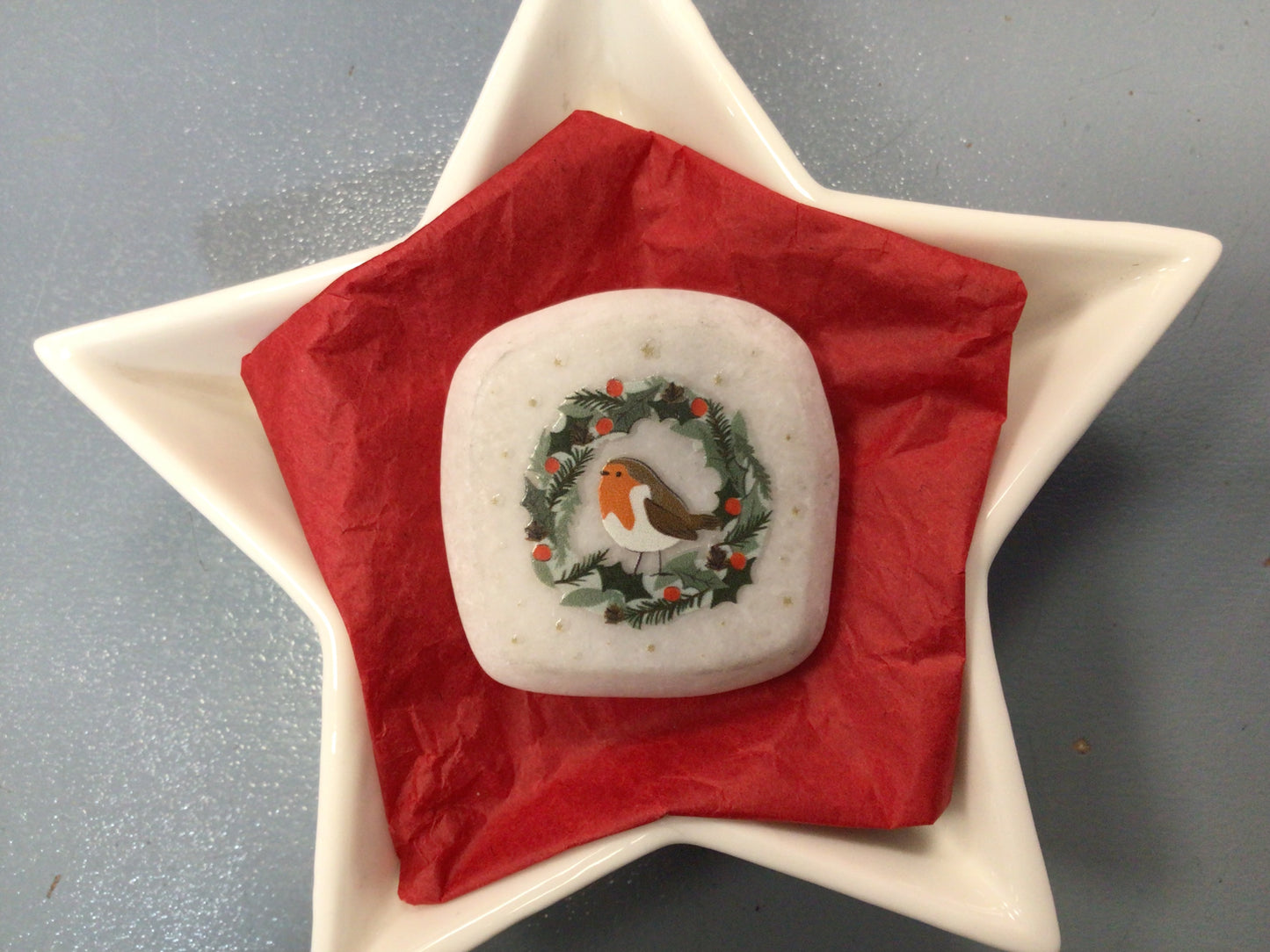 Winter Robin Christmas Pebbles
