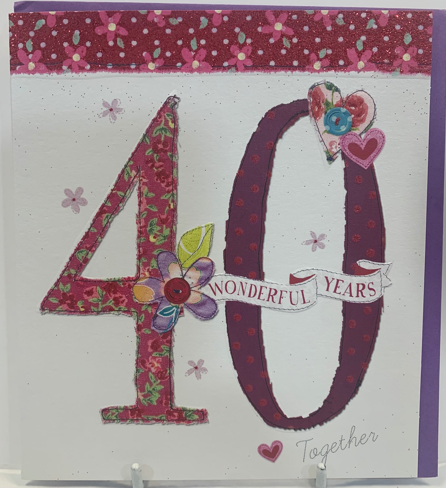 40th Ruby wedding anniversary pigment