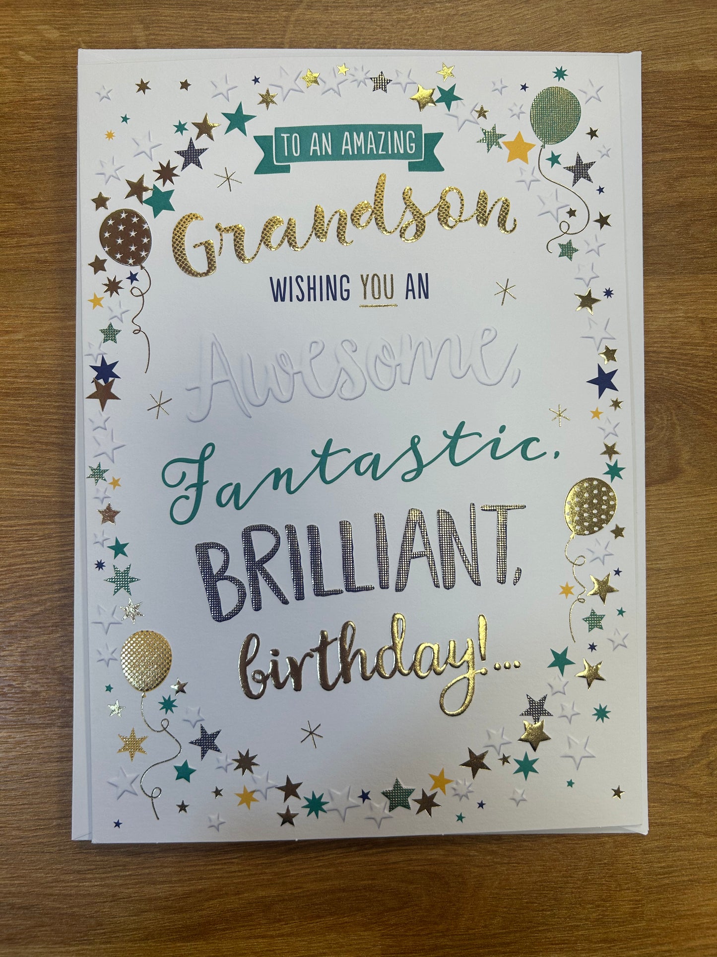 Grandson Birthday Card - Words N' Wishes