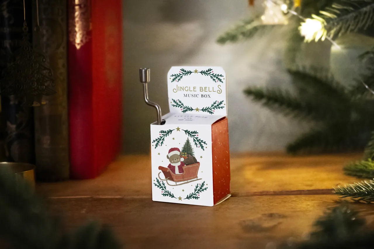 'Jingle Bells' Christmas Wind-Up Music Box