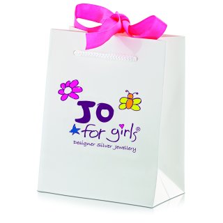 Girls' Sterling Silver Guardian Angel Pendant Necklace | Jo For Girls | Gift Boxed