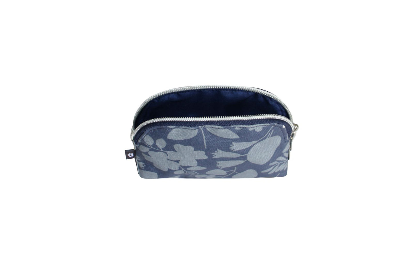 Earth Squared Oil Cloth Coin Purse - Blue Flower