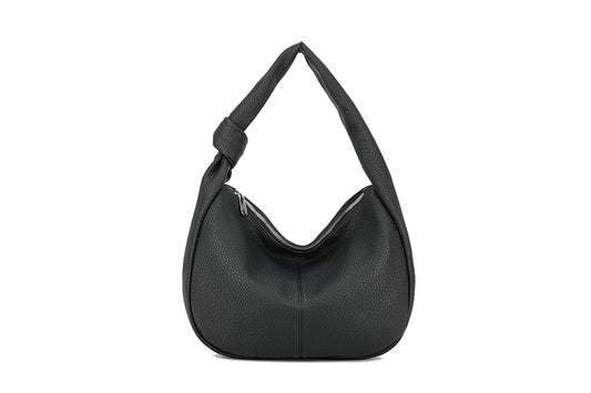 Knot Strap Shoulder Bag - Black