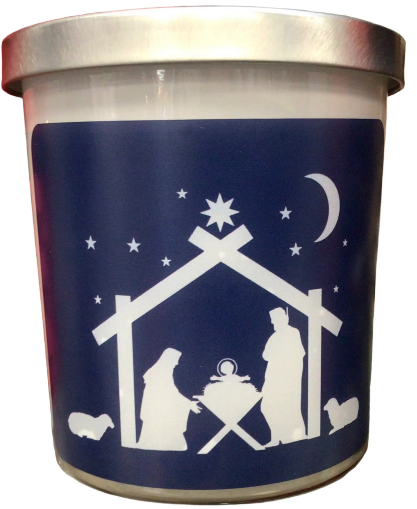 Christmas Scented Candle - Black Lily & Pomegranate