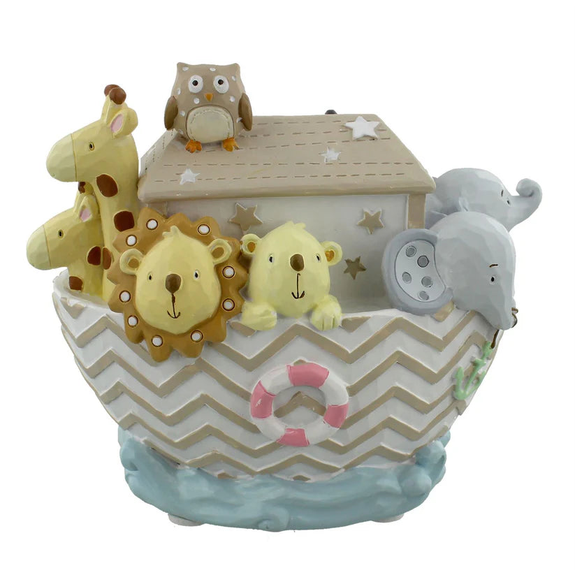 Noah's Ark Resin Money Box