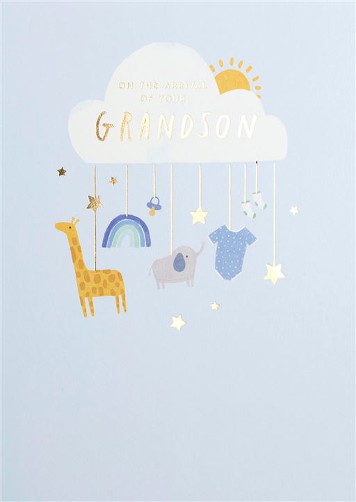 Grandson Baby Card - Paperlink