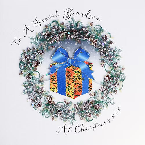 Grandson Christmas Card - Wendy Jones-Blackett