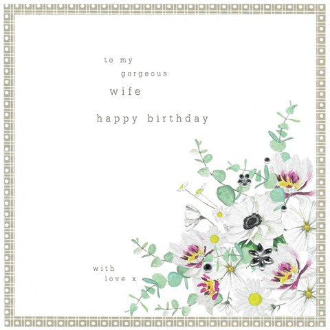 Wife birthday Card - Cinnamon Aitch