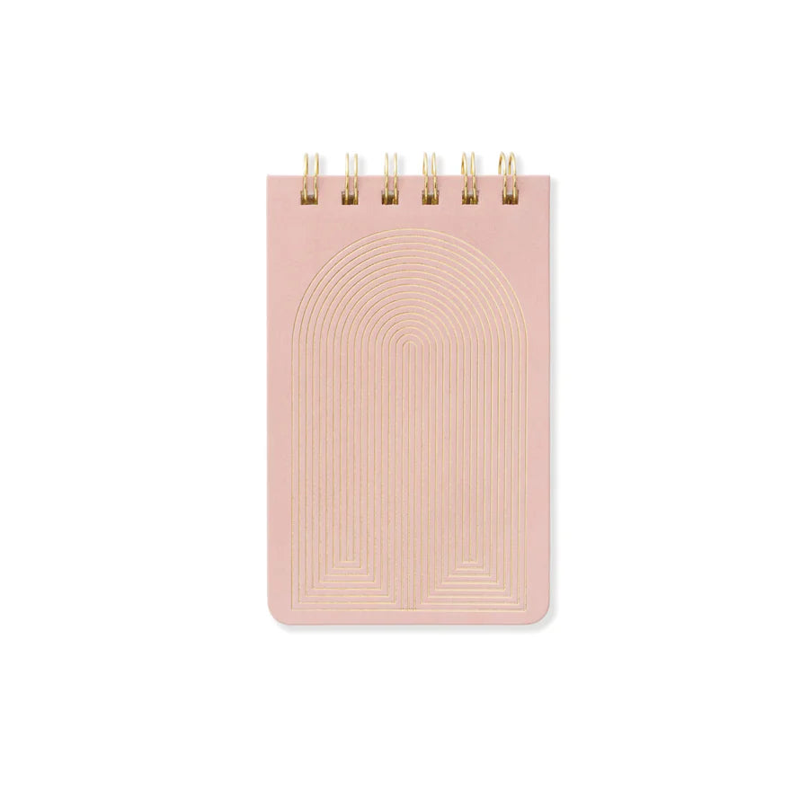 Rainbow Cloth Covered Notepad