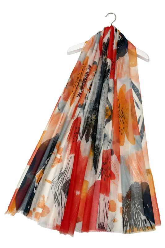 Poppy Art Lightweight Scarf