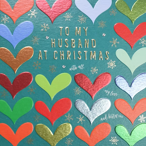 Husband Christmas Card - Wendy Jones-Blackett