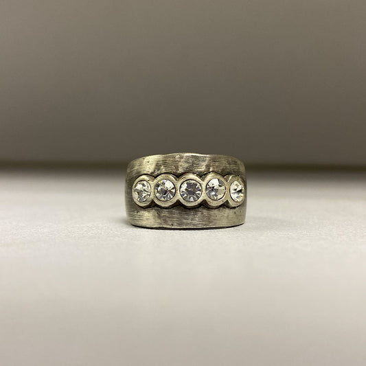 Chunky Ring with Gemstones