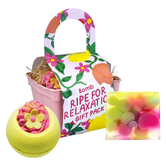 Ripe for Relaxation Bath Gift Set – Citrus Soap & Bath Blaster with Essential Oils