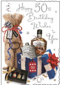 50th Birthday Card - Jonny Javelin