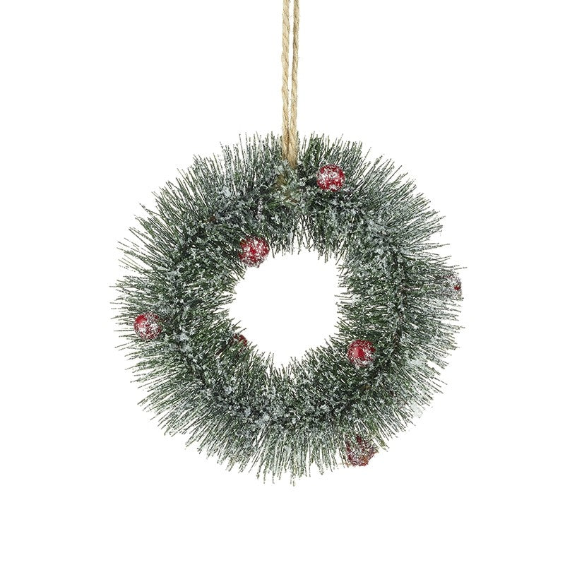 Small Wreath With Berries Christmas Decoration