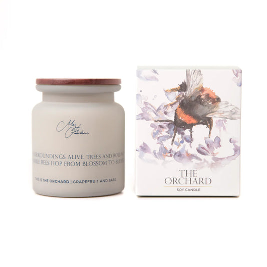The Orchard Bee on Heather Design Soy Candle