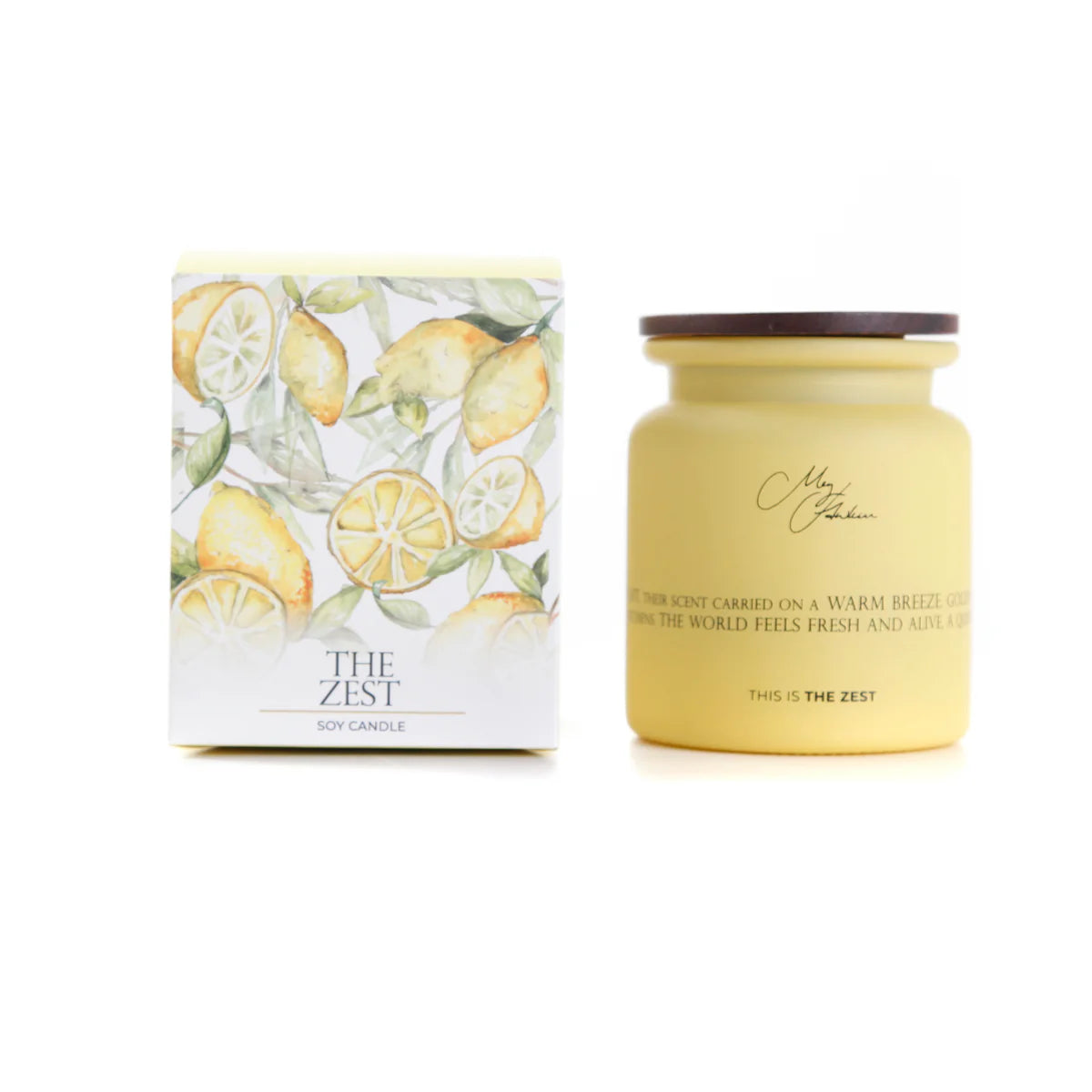 'The Zest' Lemon Citrus Soy Candle
